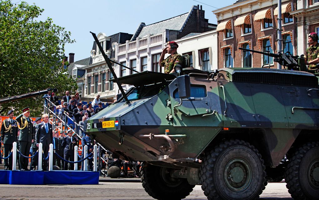 Nederland heeft ruim tachtig gepantserde voertuigen verkocht aan Estland. Foto ANP