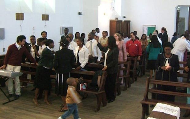 Een Anglicaanse kerk in de Libische hoofdstad Tripoli. beeld Diocese