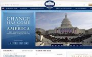 De website van het Witte Huis.