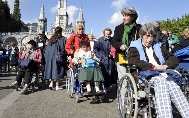 De medische commissie in het Franse bedevaartsoord Lourdes die beoordeelt of genezingen een wonder zijn, zal dergelijke oordelen niet langer uitspreken. Foto EOA