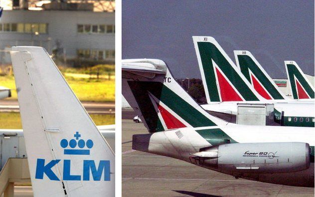 ROME - De Italiaanse regering beslist pas medio januari aan wie zij haar belang in het noodlijdende luchtvaartbedrijf Alitalia verkoopt. Foto EPA