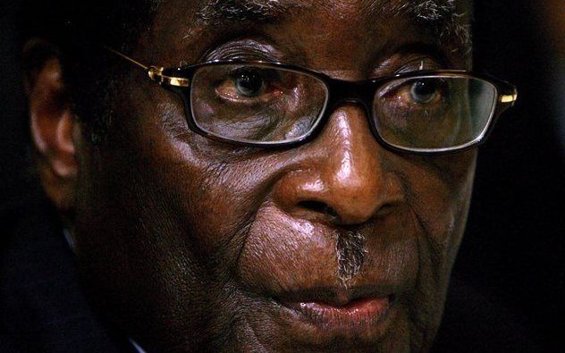 De Zimbabwaanse president Mugabe. Foto EPA