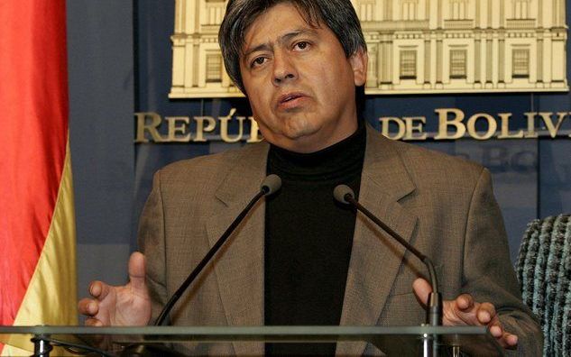 LA PAZ - Gouverneur Cossio van de rijkste provincie van Bolivia. Foto EPA