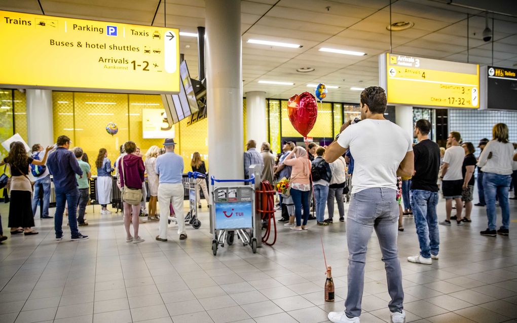 De drukste dag van het jaar op de luchthaven Schiphol. beeld ANP