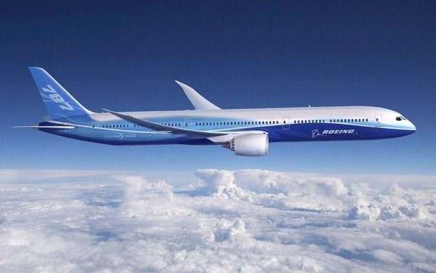 Afbeelding van de 787 Dreamliner. Foto EPA/The Boeing Company