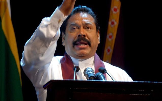 President Rajapaksa. Foto EPA.