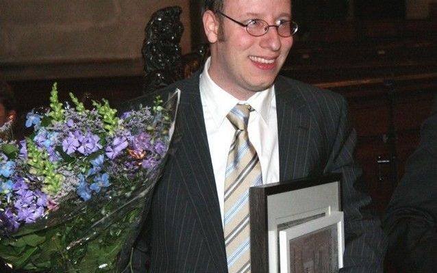 Gerben Mourik, winnaar van het Internationaal Orgel Improvisatieconours. Foto Sonja Heimann