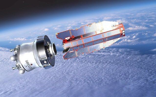 Artists impression van de satelliet GOCE. Foto EPA