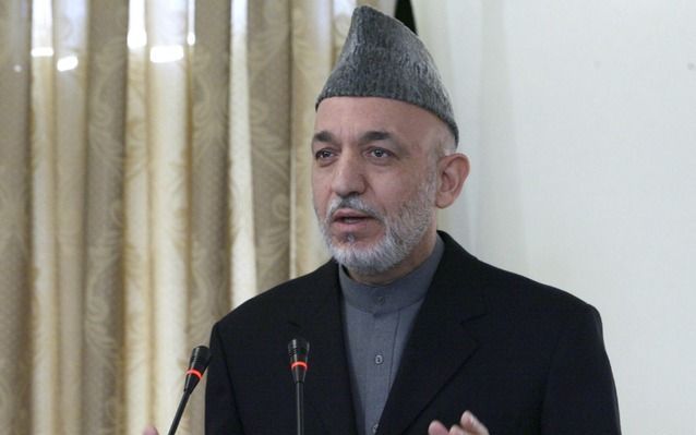 KABUL – Enkele dagen voor het einde van het bloedigste jaar in Afghanistan sinds de val van het talibanregime in 2001 heeft president Hamid Karzai zijn radicaalislamitische tegenstanders opnieuw uitgenodigd voor vredesonderhandelingen. Foto ANP