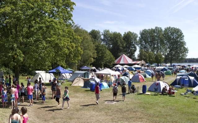 In het recreatiegebied Bussloo bij het Gelderse Voorst werd de afgelopen dagen de 35e versie van het jaarlijkse Xnoizz Flevo Festival gehouden. Xnoizz wil een podium bieden voor alles wat christelijke jongeren bezig kan houden. Foto RD, Anton Dommerholt