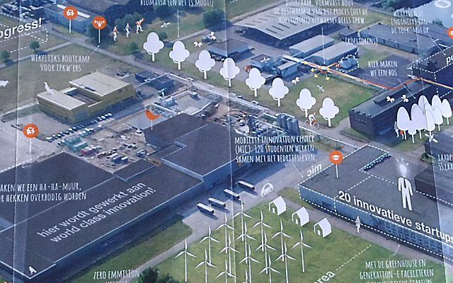 Op Industriepark Kleefse Waard in Arnhem werken bedrijven aan nieuwe technieken om onder andere afval te hergebruiken en waterstof als energiebron te ontwikkelen. Het grotendeels groene bedrijventerrein huisvest bedrijven uit de sector van duurzame energi
