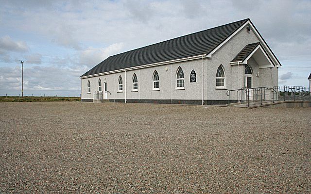 De Free Church van Ness, op het eiland Lewis. Foto Anne Burgess, Wikimedia