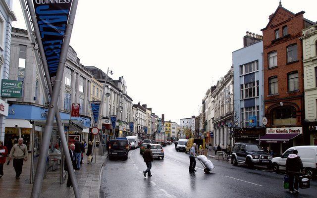 In Cork, een stad in Zuid-Ierland, kwamen in de zeventiende eeuw veel hugenoten aan wal. Foto Andy Beecroft, Wikimedia