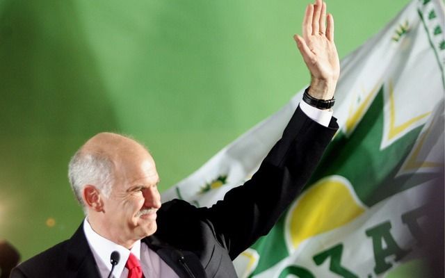 George Papandreou is de nieuwe premier van Griekenland. Foto EPA