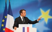 De Franse president Macron. beeld AFP