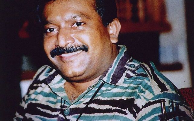 Archieffoto van rebellenleider Velupillai Prabhakaran. Foto EPA