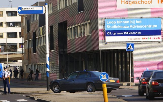 De eerste digitale zittingszaal van Nederland is woensdag in de rechtbank in Rotterdam officieel in gebruik genomen. Foto ANP