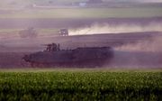 Israelische tanks in de Gazastrook. Foto EPA