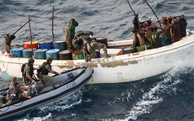 Piraterij voor de Somalische kust. Foto EPA