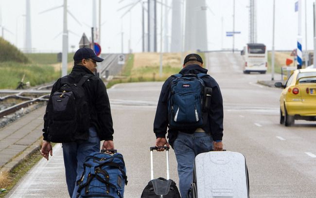 De Amerikaanse politie is ongeveer duizend stukken gestolen bagage op het spoor gekomen door een man te volgen die er met een voor hem onbekende koffer vandoor ging. Foto ANP