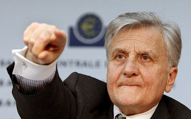 Jean-Claude Trichet, president van de Europese Centrale Bank (ECB). Foto EPA