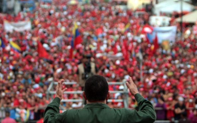 Chavez: populist pur sang. Foto EPA.