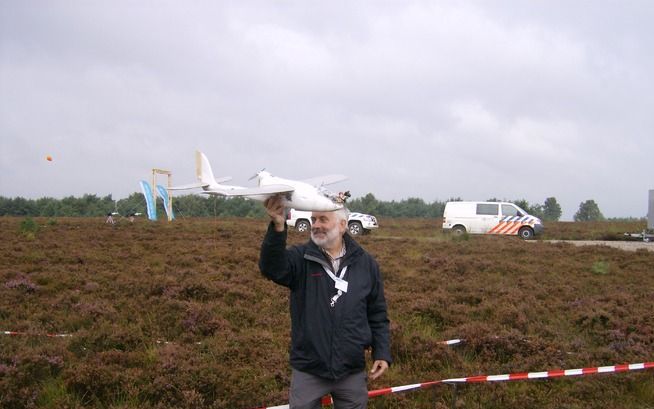 Vijfde internationale wedstrijd onbemande vliegtuigjes in ’t Harde. Foto RD