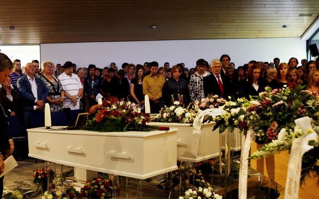 De herdenkingsbijeenkomst In de Develhofkerk in Zwijndrecht. Foto ANP