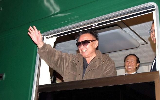 DALIAN - De Noord-Koreaanse leider Kim Jong-il. Archieffoto uit 2006. Foto EPA