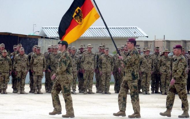 Duitse soldaten in Kunduz. - Foto EPA