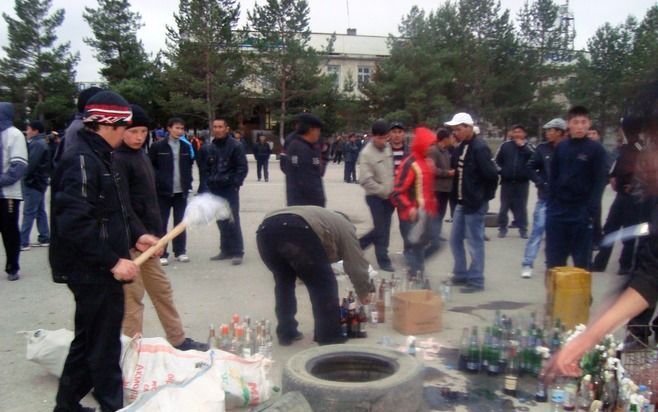 Onrust in Kirgizië. Foto EPA