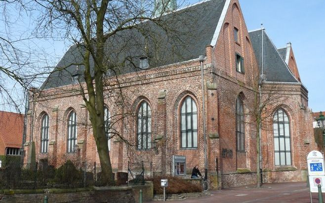 EMDEN - De kerk in Emden, waarin de Johannes a Lascobibliotheek is gehuisvest. Foto RD