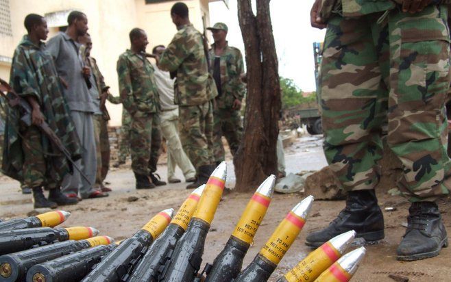 MOGADISHU - In de Somalische hoofdstad Mogadishu zijn tot nu toe dit jaar 5960 burgers door geweld om het leven gekomen. Dat heeft de Somalische mensenrechtenorganisatie Elman zondag gemeld. Foto: EPA