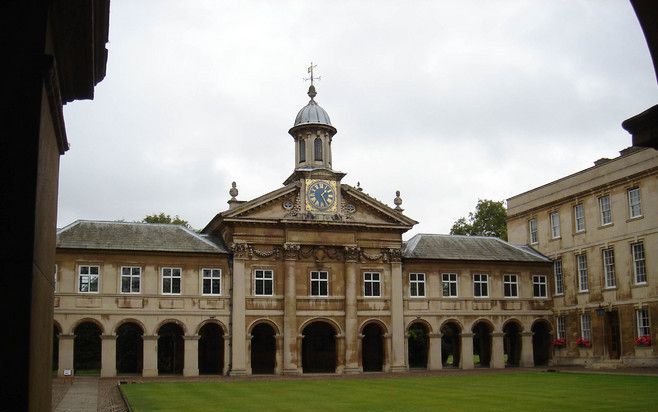 Emmanuel College in Cambridge, waar Thomas Brooks zich op 7 juli 1625 liet inschrijven als student. Foto RD