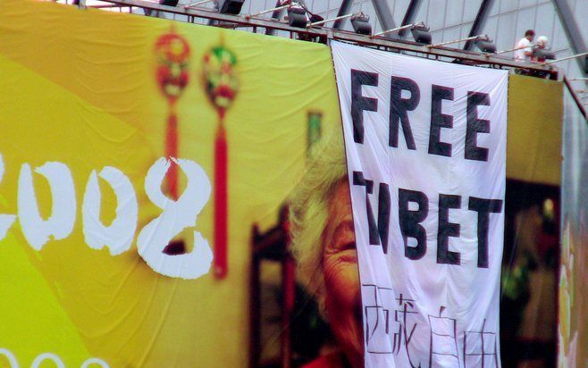 De VS eisen in Peking de onmiddellijke vrijlating van acht Amerikaanse demonstranten. Foto EPA