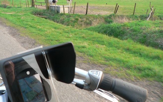 Lekker doorfietsen zonder op de kaart of op een paddenstoel te hoeven kijken. Foto’s RD