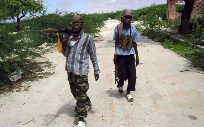 Zwaarbewapende rebellen in Somalië. Foto EPA