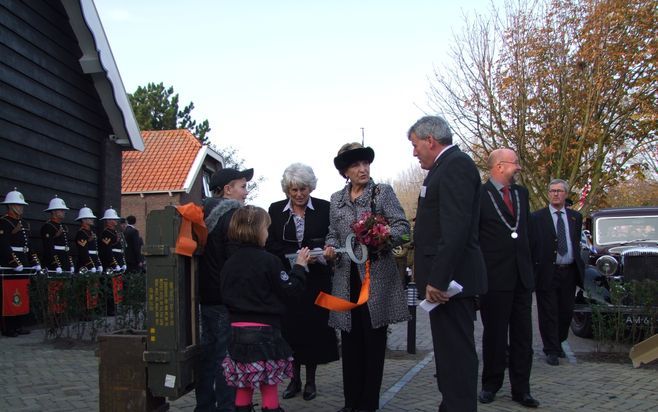 Prinses Magriet opende vrijdag het Bevrijdingsmuseum Zeeland in Nieuwdorp. Foto Arnoud Lievense