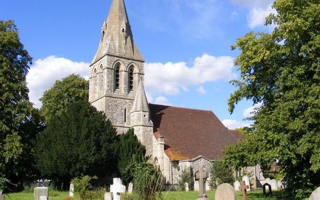 WRAYSBURY – De anglicaanse kerk St. Andrew in Wraysbury, bij Londen. Het Vaticaan gaf maandag een document uit dat het voor anglicanen eenvoudiger maakt om te kunnen overgaan naar de Rooms-Katholieke Kerk. Waarnemers verwachten dat 1 miljoen anglicanen de