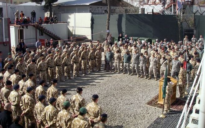 Britse militairen in Kabul. Foto EPA