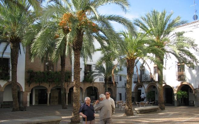 Pleinen zijn in Spanje dé plekken om elkaar te ontmoeten en bij te kletsen. Op de charmante Plaza Grandre in Zafra bijvoorbeeld. Foto’s RD