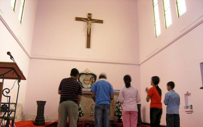 Christenen in een kerk in Indonesië. Foto EPA