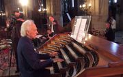 Jean Guillou wordt door velen op handen gedragen. Hij is op een orgel tot adembenemende dingen en de meest halsbrekende toeren in staat. beeld Philippe Ponçon