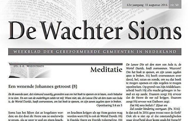 De Wachter Sions in 2016. beeld RD