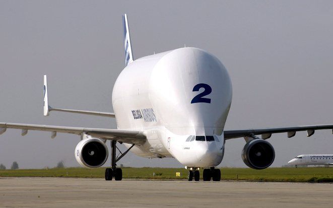 Airbus A300-600 ST 'Beluga'. Het moederbedrijf van Airbus heeft vorig jaar goed gepresteerd.