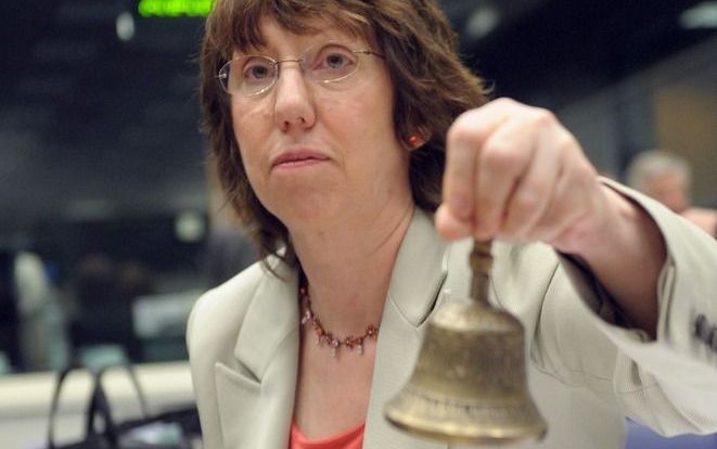 LUXEMBURG - EU–buitenlandchef Catherine Ashton kon maandag nog niet precies zeggen hoeveel diplomaten en geld ze nodig heeft voor de buitenlandse dienst. Foto EPA