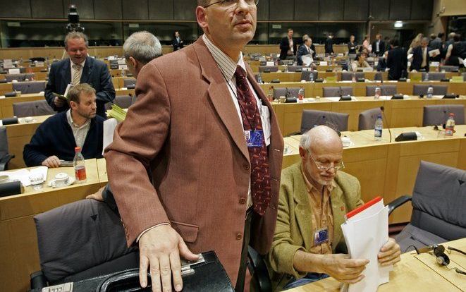 Europarlementslid Van Buitenen presenteert dinsdag zijn onderzoek naar fraudegevallen bij EU-instellingen. Foto ANP