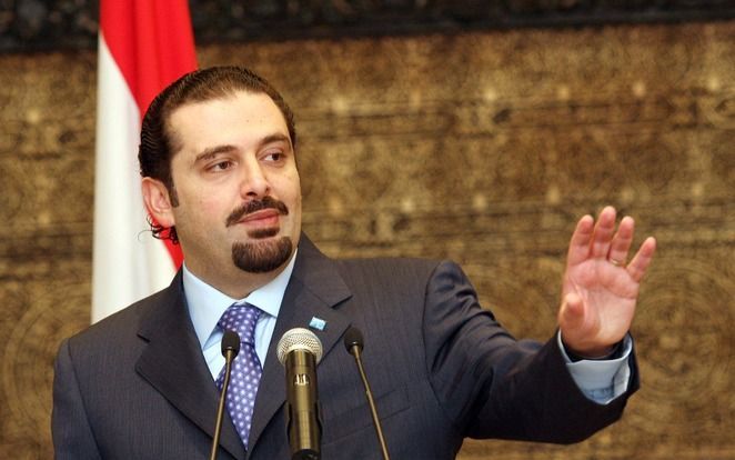 BEIROET – De nieuwe Libanese premier Saad al-Hariri heeft zaterdag gezegd een regering van nationale eenheid te willen vormen. Hij sprak kort nadat president Michel Suleiman hem als regeringsleider had aangesteld. Foto ANP