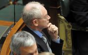De nieuwe Belgische, onder leiding van premier Van Rompuy, heeft vrijdag vertrouwen gekregen van een Kamermeerderheid. Foto EPA