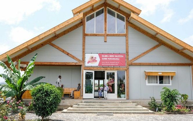 De kliniek in Ethiopië. beeld Stichting Denbi